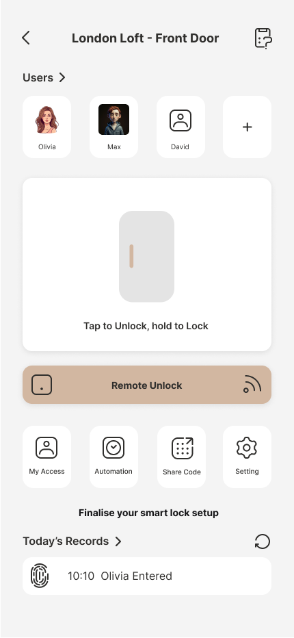 Lock Page + RU