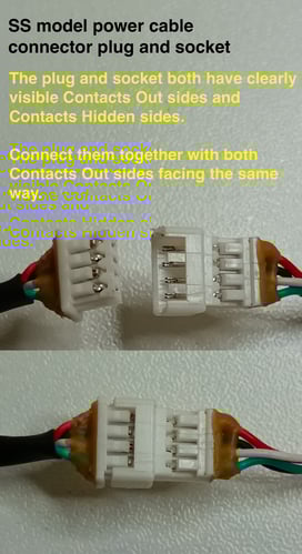 SS- Power Plug and socket connection Close-Up