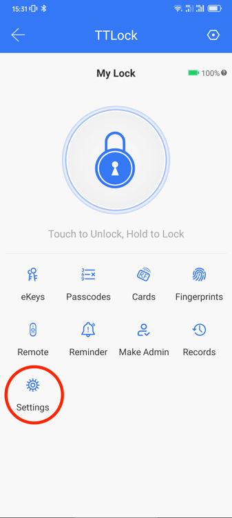 TTLock - Lock Settings icon